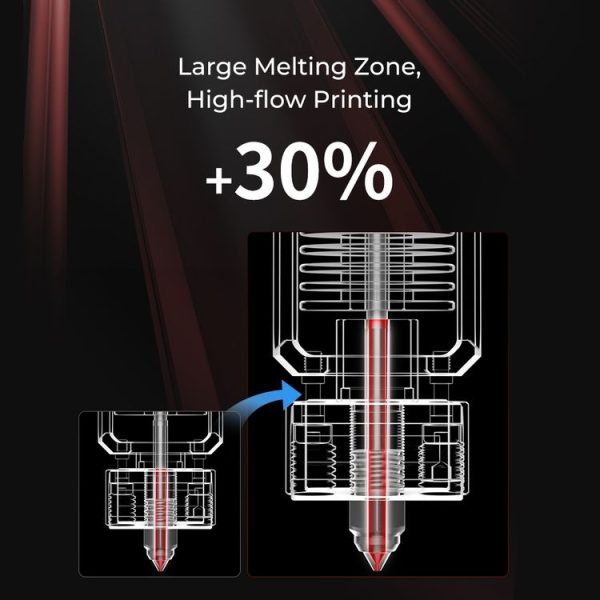 CREALITY 3D Printer Part Spider High Temperature and High Flow Hotend Pro (Red) - Image 3