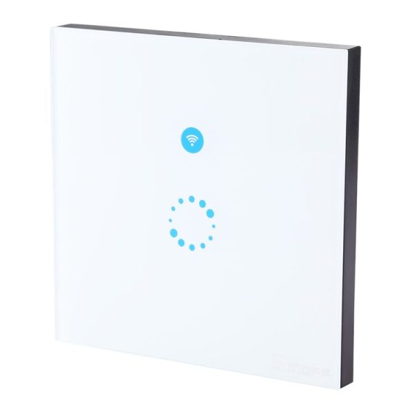 Sonoff Touch 86mm 1 Gang Tempered Glass Panel Wall Switch Smart Home Light Touch Switch, Compatible with Alexa and Google Home, AC 90V-250V 400W 2A - Image 2