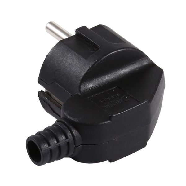 16A Detachable Wiring Power Plug, EU Plug (Black) - Image 2