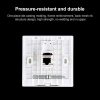 CAT.6 Shielded Pass-through Network Module, Dual Ports Panel + Shielded Pass-through (White) - Image 6