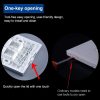 CAT.6 Shielded Pass-through Network Module, Dual Ports Panel + Shielded Pass-through (White) - Image 8