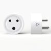 10A Mini Smart WiFi Socket Small South Africa / India Plug Remote Control Timer Switch Electrical Power Adapter with Alexa - Image 3