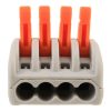 10 PCS 4 Port PCT Series Architectural Wiring Connector LED Lamp Conductor Distributor Junction Box Wire Joint - Image 3