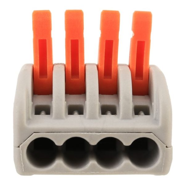 10 PCS 4 Port PCT Series Architectural Wiring Connector LED Lamp Conductor Distributor Junction Box Wire Joint - Image 3