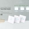 WS-EU-03 EWeLink APP & Touch Control 2A 3 Gangs Tempered Glass Panel Smart Wall Switch, AC 90V-250V, EU Plug - Image 4