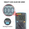 ZT98 CAT III 600V Portable Digital Multimeter 2000 Counts Back-light AC / DC Current Voltage Tester Meter with LCD Screen & Holder - Image 5