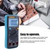 ZT98 CAT III 600V Portable Digital Multimeter 2000 Counts Back-light AC / DC Current Voltage Tester Meter with LCD Screen & Holder - Image 7