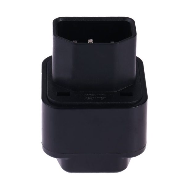 Portable Universal Socket to C14 Male Plug UPS PDU APC Computer Server Power Adapter Travel Charger (Black) - Image 5