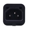 Portable Universal Socket to C14 Male Plug UPS PDU APC Computer Server Power Adapter Travel Charger (Black) - Image 7