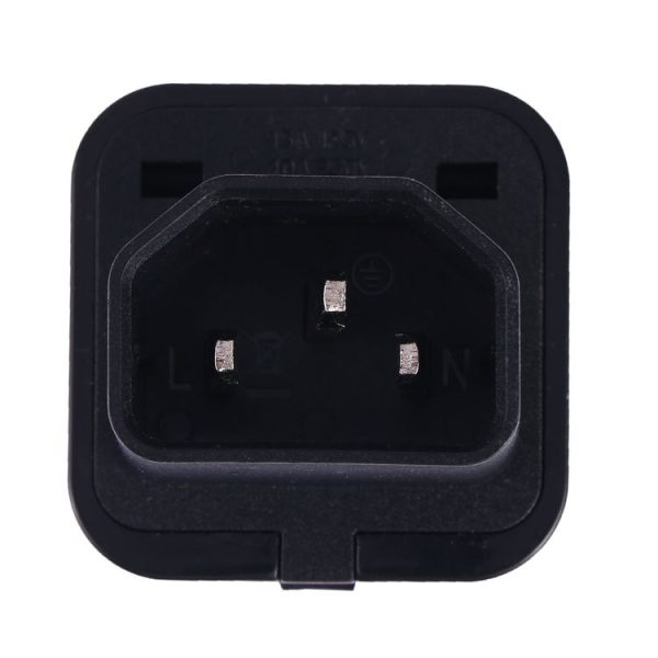 Portable Universal Socket to C14 Male Plug UPS PDU APC Computer Server Power Adapter Travel Charger (Black) - Image 7