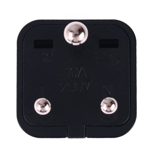 Portable Universal Socket to (Small) South Africa Plug Power Adapter Travel Charger (Black) - Image 6