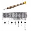 JIAFA JF-8129 24 in 1 Professional Multi-functional Screwdriver Set with Carrying Bag (Gold)