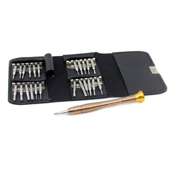 JIAFA JF-8129 24 in 1 Professional Multi-functional Screwdriver Set with Carrying Bag (Gold) - Image 4