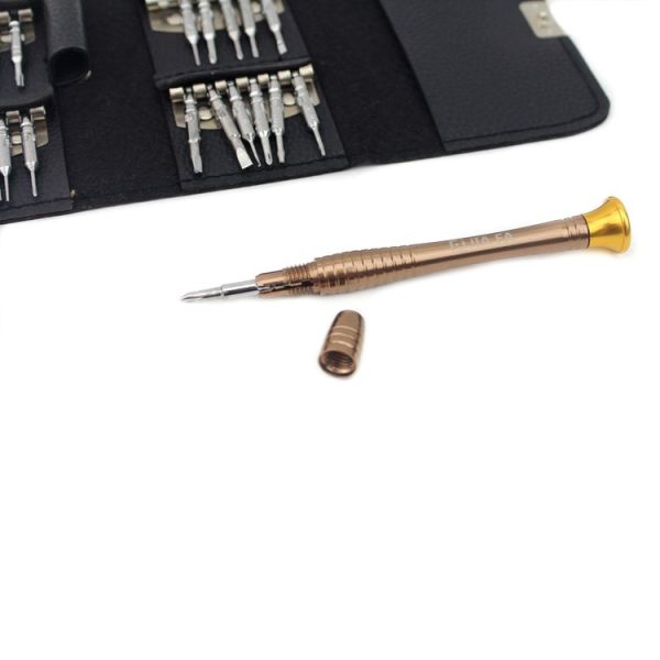 JIAFA JF-8129 24 in 1 Professional Multi-functional Screwdriver Set with Carrying Bag (Gold) - Image 7