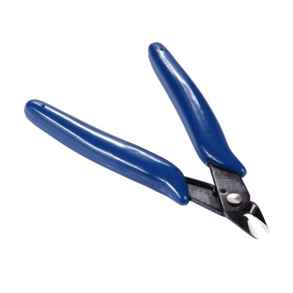 170 Electronic Pliers Diagonal Side Cutting Cable Wire Cutter Repair Hand Tool (Dark Blue) - Image 3