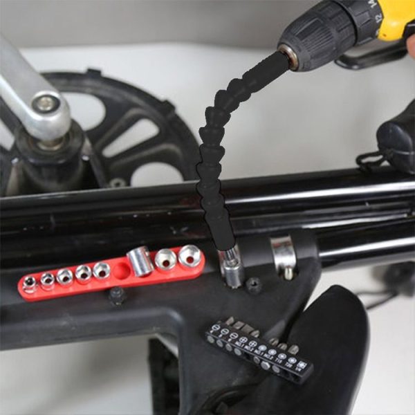 Plastic Rechargeable Drill Electric Screwdriver Dedicated Flexible Shafting Torque Drill Rods, Length: 20cm - Image 5