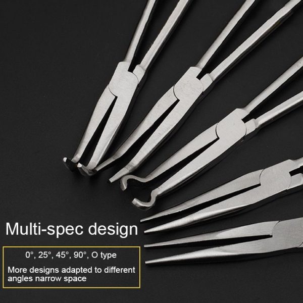 11 Inch Multi-function 25 Degree Bending Needle-nosed Pliers Hand Tool - Image 4