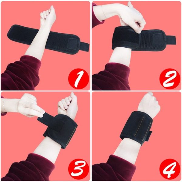1680D Oxford Cloth Pocket Magnetic Wristband Storage Pockets Tool - Image 9