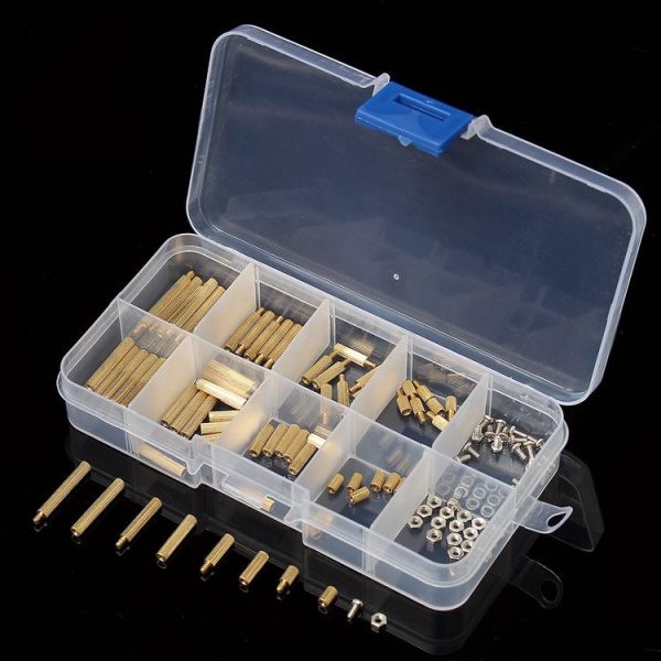 120 PCS M2 Brass Knurled Standoff Male Female Round Column Pillar Spacer for PCB Board - Image 2