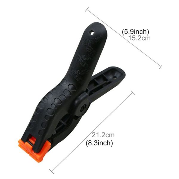 Woodworking Photo Studio Photography Backdrop Nylon Clip Support Spring Clamp, Length: 212mm - Image 2