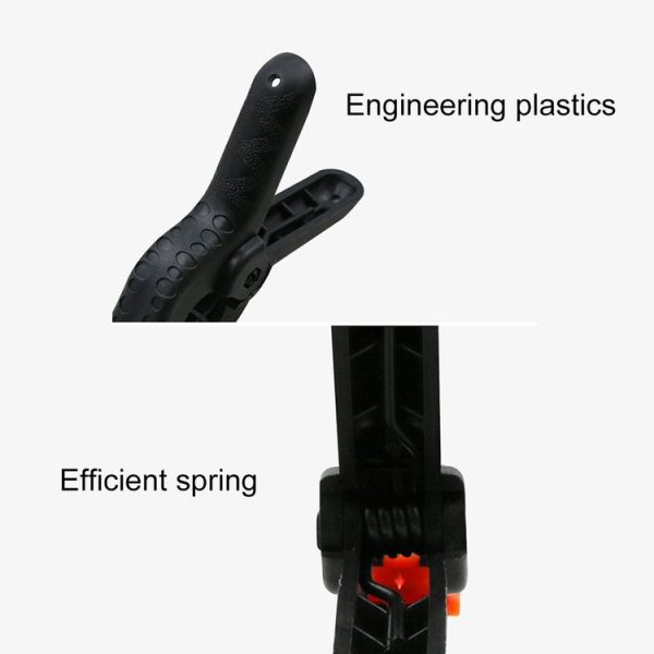 5 PCS Woodworking Photo Studio Photography Backdrop Nylon Clip Support Spring Clamp, Length: 117mm - Image 4