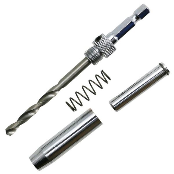 7 PCS / Set Doors Self Centering Hinge Tapper Core Drill Bit Set Hole Puncher Woodworking Tools (5 / 64, 7 / 64, 9 / 64, 11 / 64, 13 / 64, 1 / 4 inch, 5mm) - Image 3