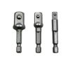 3 PCS / Set Socket Bit Extension Bar Hex Shank Adapter Drill Nut Driver Power Drill Bit (1 / 4, 3 / 8, 1 / 2 inch), Length: 50mm