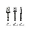 3 PCS / Set Socket Bit Extension Bar Hex Shank Adapter Drill Nut Driver Power Drill Bit (1 / 4, 3 / 8, 1 / 2 inch), Length: 50mm - Image 2