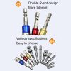 3 PCS / Set Socket Bit Extension Bar Hex Shank Adapter Drill Nut Driver Power Drill Bit (1 / 4, 3 / 8, 1 / 2 inch), Length: 50mm - Image 5