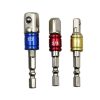 3 PCS / Set Socket Bit Extension Bar Hex Shank Adapter Drill Nut Driver Power Drill Bit (1 / 4, 3 / 8, 1 / 2 inch), Length: 65-73mm