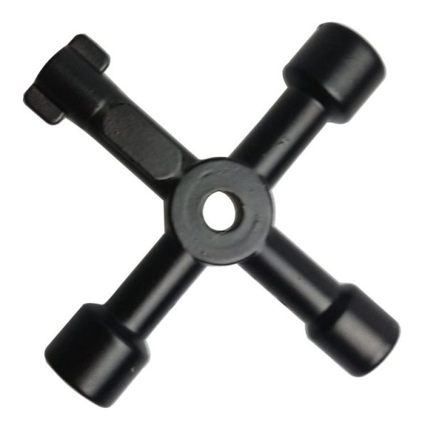 4 in 1 Multifunctional Cross Key Wrench with Circle Triangle Square Shape - Image 2