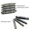 4 in 1 Screw Extractor Drill Bits Tool Broken Bolt Remover (1#, 2#, 3#, 4#), with Plastic Case - Image 3