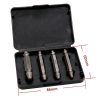 4 in 1 Screw Extractor Drill Bits Tool Broken Bolt Remover (1#, 2#, 3#, 4#), with Plastic Case - Image 4