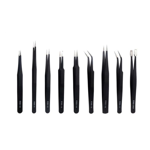 JF-8142 Metal Tweezers Repairing Disassemble Tool Kit - Image 2