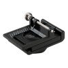 Mini Desk Style 10x Magnification Loupe Metal Antique Magnifier (Black) - Image 4