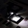 Mini Desk Style 10x Magnification Loupe Metal Antique Magnifier (Black) - Image 9