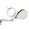 Portable Folding Loupe Metal Jewelry Antique Magnifier Magnifying Eye Glass Lens Keychain - Image 4