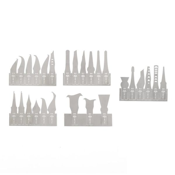 28 in 1 Phone CPU BGA Chip Removal Repairing Silicon Manganese Alloy Blades Scraping Knife Set - Image 5