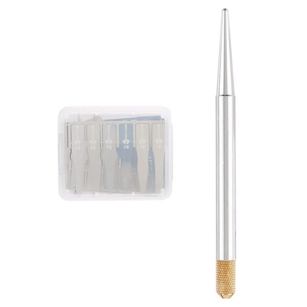 28 in 1 Phone CPU BGA Chip Removal Repairing Silicon Manganese Alloy Blades Scraping Knife Set - Image 6