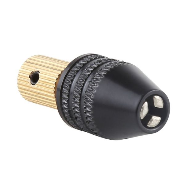 WLXY DIY003 0.5-3mm Mini Electric Grinder Drill Chuck Drill Shaft with Wrench, 2.35mm Inner Hole - Image 2