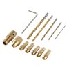 WLXY WL-DIY001 Mini DIY Brass Electric Drill Chucks Drill Bits Set - Image 2