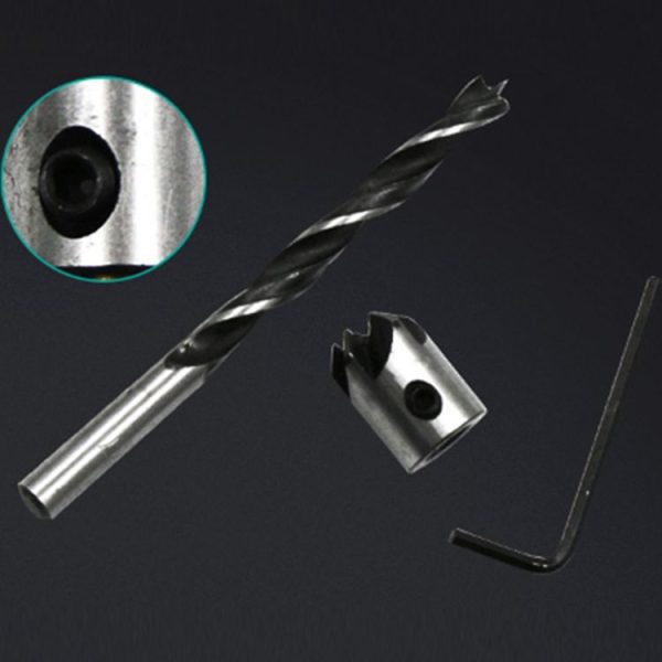 4 in 1 Woodworking Countersink Chamfer Three-Pointed High-Speed Steel Drill Bits Set, 3-6mm - Image 3