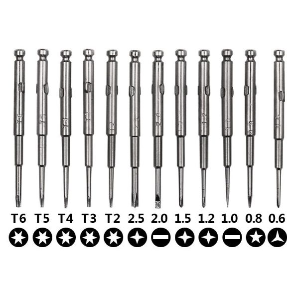 13 in 1 Screwdriver Set for iPhone 7 / 8, Galaxy, Huawei, Xiaomi, Other Smart Phones, Digital Cameras, Laptop, Watch, Glasses - Image 6