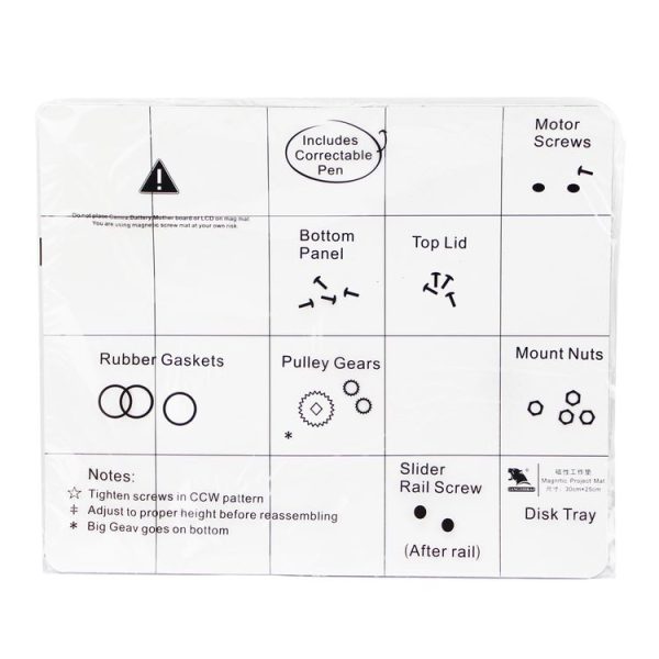 Magnetic Screws Mat for Phone Screws, Size: 30cmx 25cm - Image 2