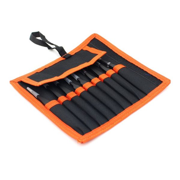 JIAFA JF-8118 9 in 1 Anti-static Precision Tweezers Set with Bag (Black) - Image 12