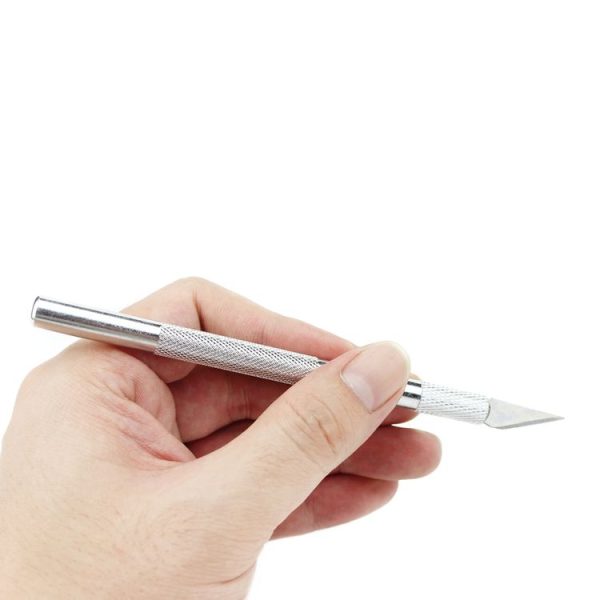 JIAFA JF-621 Metal Carving Knife Professional Mobile Phone Repair Tool with 6 Blades (Silver) - Image 6