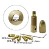 7 PCS / Set Brass 0.5-3mm Small Electric Drill Bit Collet Micro Twist 4.05mm Drill Chuck Set with Wrench - Image 2
