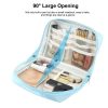 FunAdd Large-capacity Pencil Case Storage Organizer Ant ClothCosmetic Bag, Size: 230 x 170 x 75mm (Light Blue) - Image 5