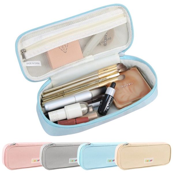 FunAdd Pencil Case Cosmetic Storage Ant Cloth Organizer Bag, Size: 235 x 105 x 50mm (Light Blue) - Image 8