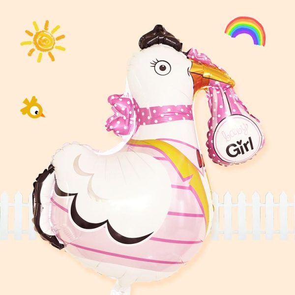 Cartoon Chicken Pattern Easter Holiday Party Animal Ornament Balloons, Random Color Delivery - Image 2